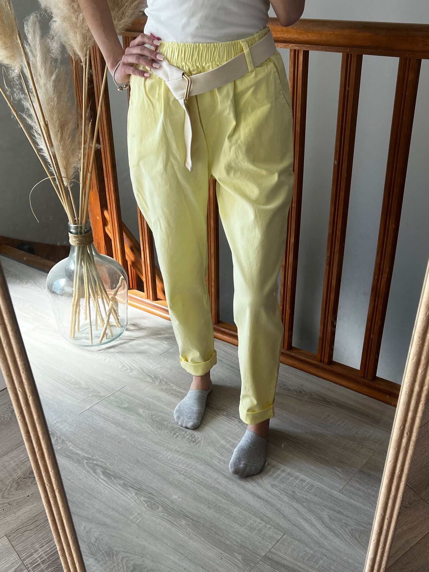 Pantalon paperbag