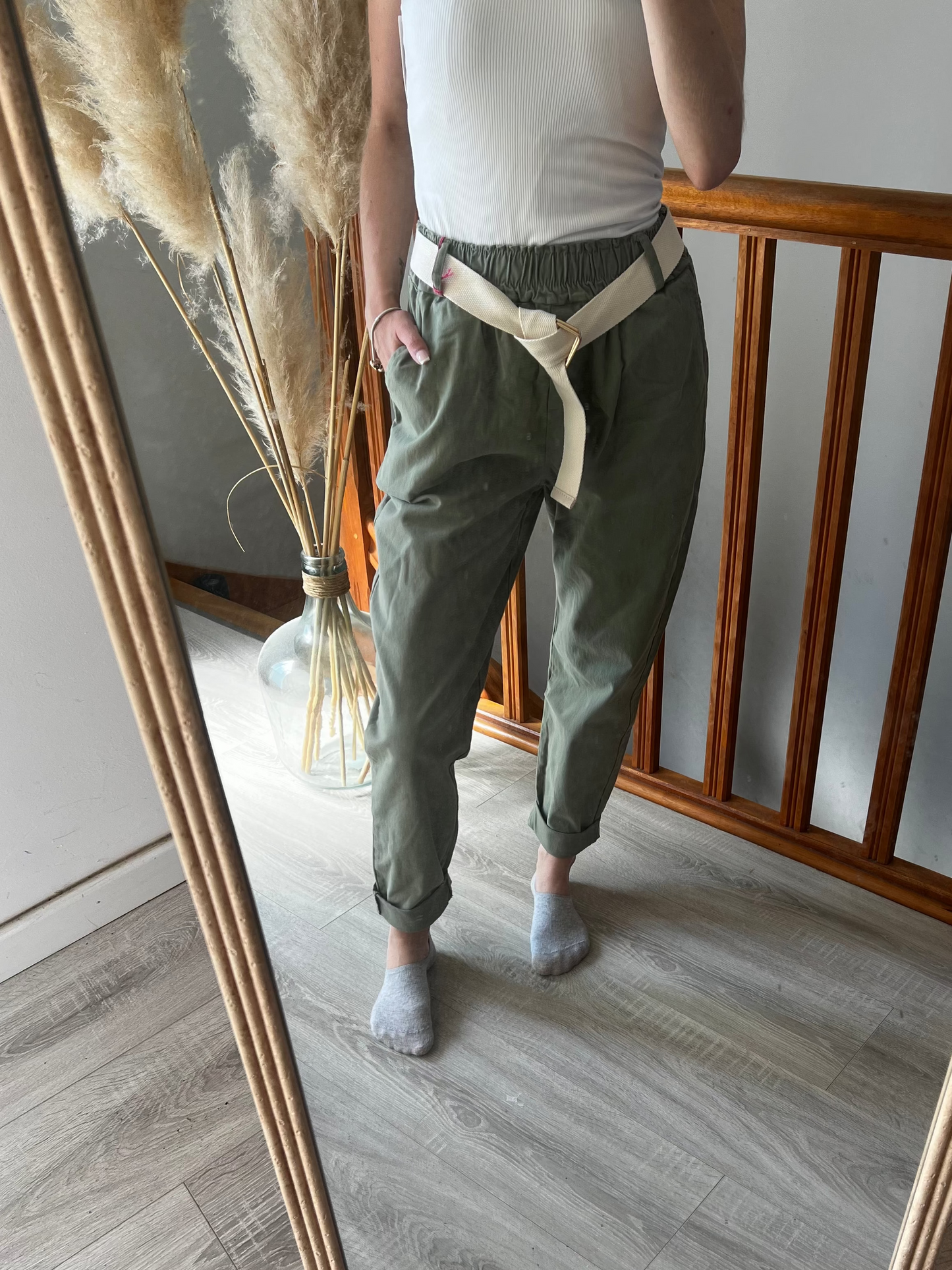 Pantalon paperbag